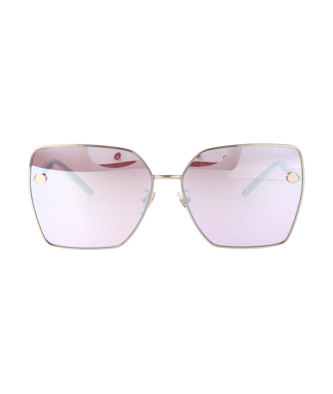 VERSACE Мульти металлические солнцезащитные очки, фото 1