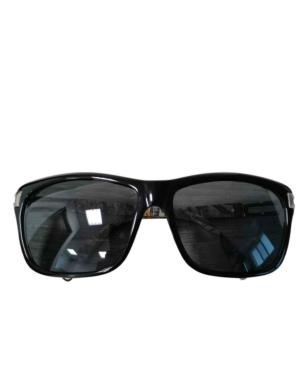 ZILLI Черные металлические солнцезащитные очки, фото 1
