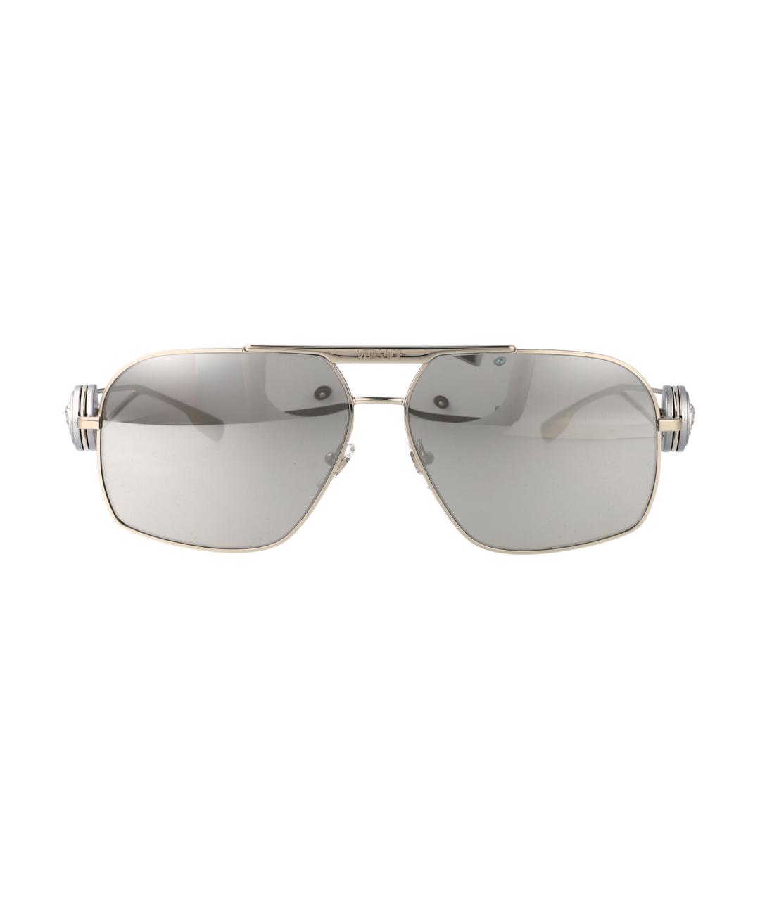 VERSACE Серебряные солнцезащитные очки, фото 1