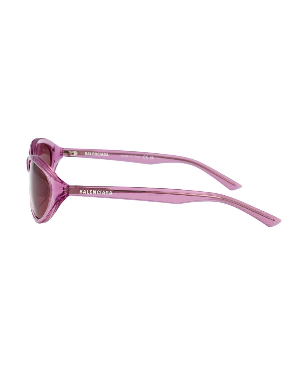 BALENCIAGA Фиолетовые солнцезащитные очки, фото 3