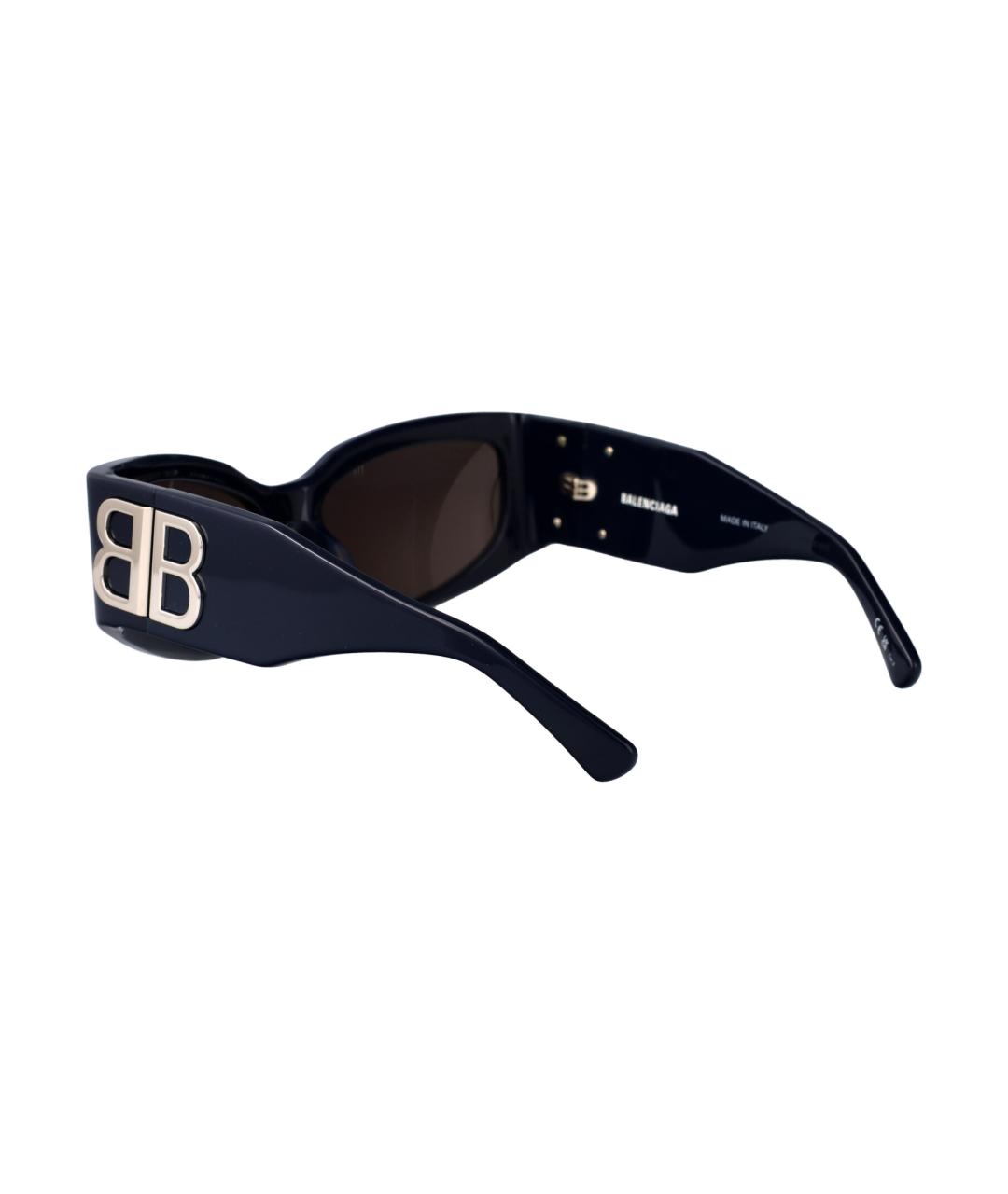 BALENCIAGA Темно-синие солнцезащитные очки, фото 4