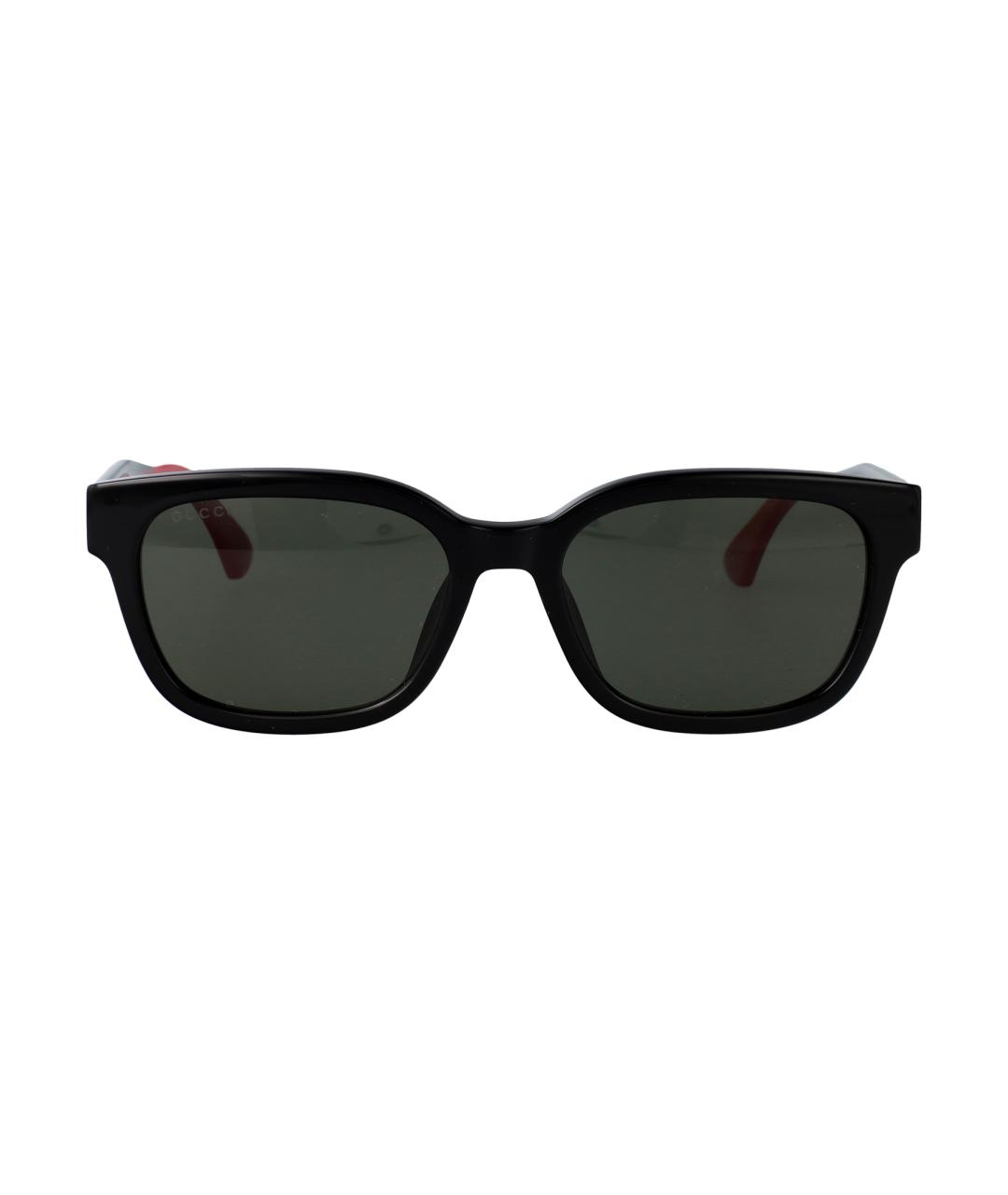 GUCCI Черные пластиковые солнцезащитные очки, фото 2