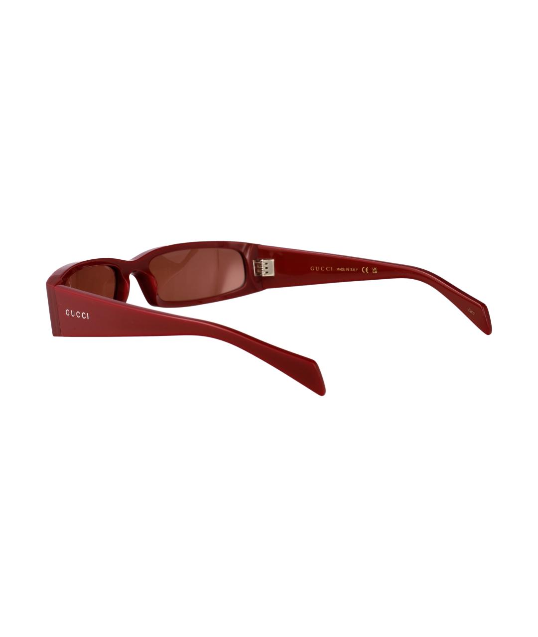 GUCCI Бордовые солнцезащитные очки, фото 4