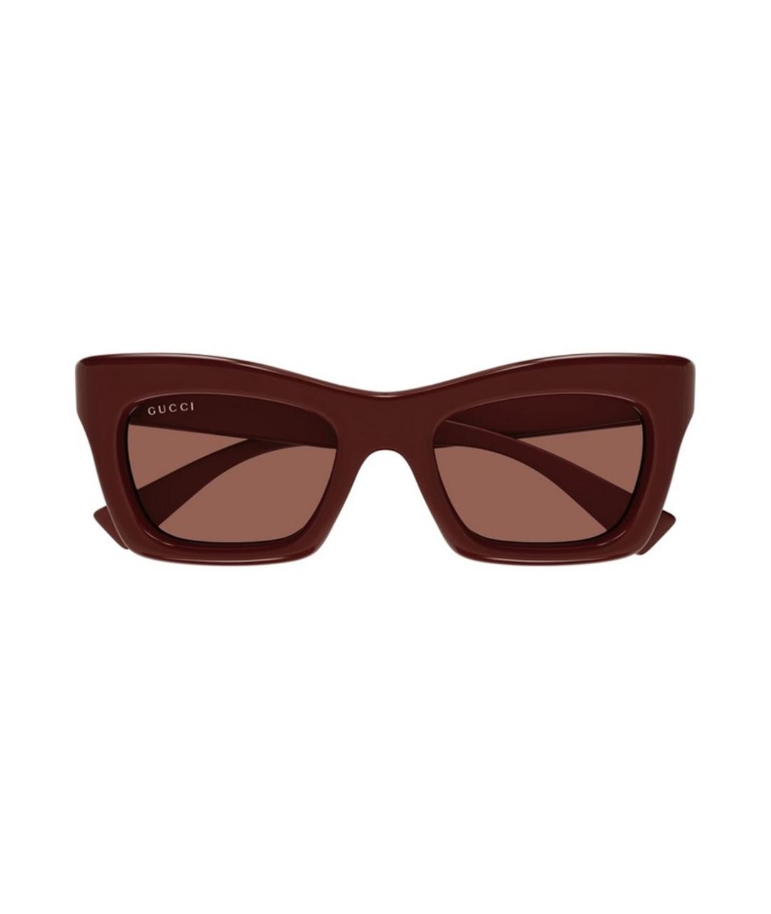 GUCCI Бордовые солнцезащитные очки, фото 2