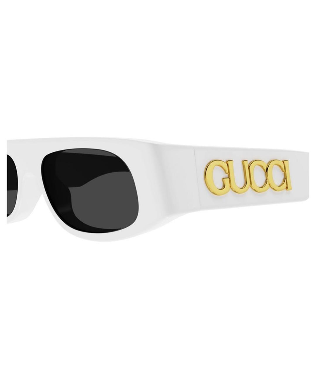 GUCCI Белые солнцезащитные очки, фото 3