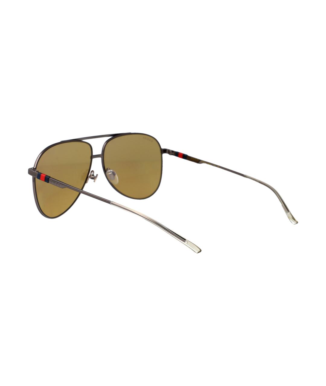 GUCCI Мульти металлические солнцезащитные очки, фото 4