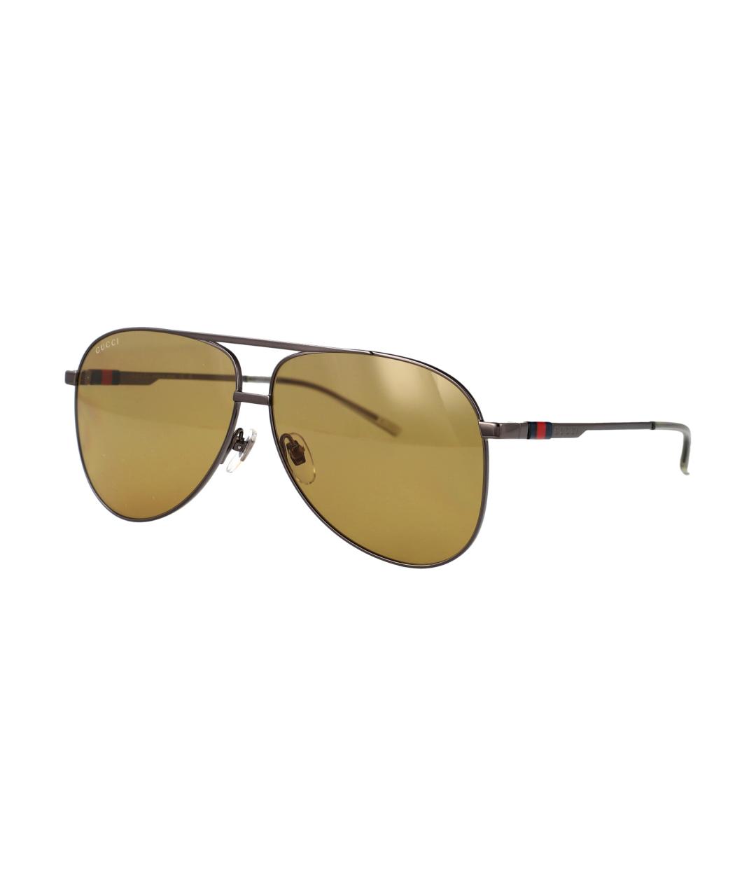 GUCCI Мульти металлические солнцезащитные очки, фото 2