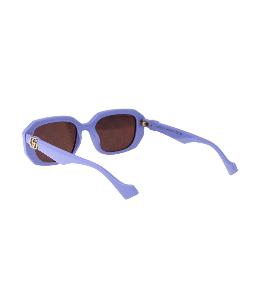 GUCCI Фиолетовые солнцезащитные очки, фото 4