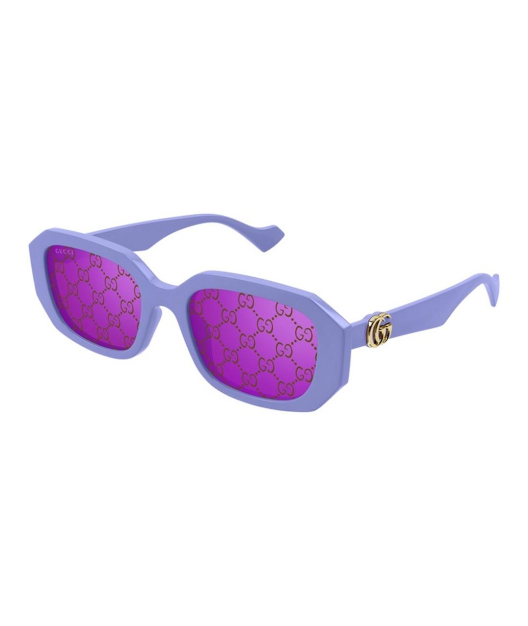 GUCCI Фиолетовые солнцезащитные очки, фото 1