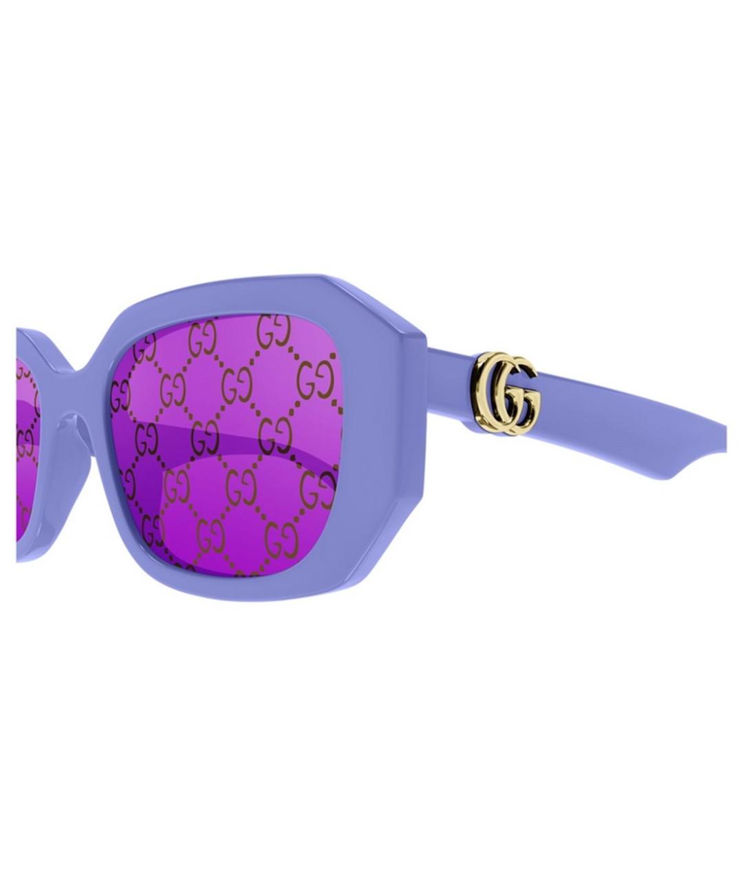 GUCCI Фиолетовые солнцезащитные очки, фото 3
