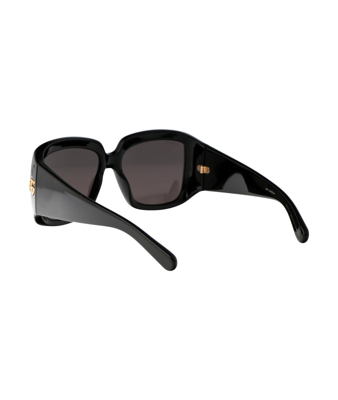 GUCCI Черные пластиковые солнцезащитные очки, фото 4