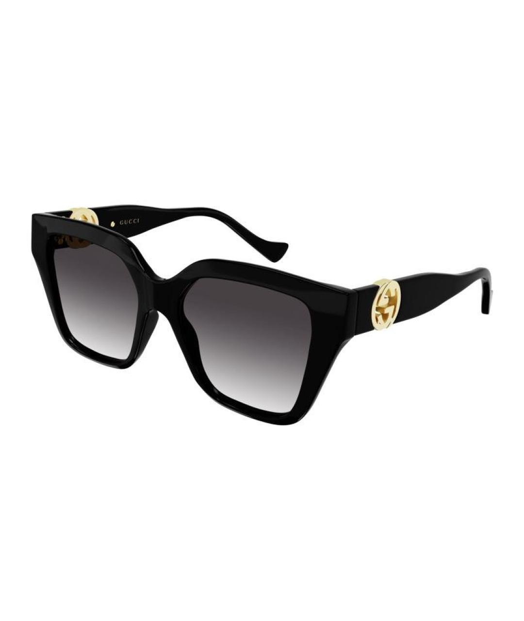 GUCCI Черные солнцезащитные очки, фото 1