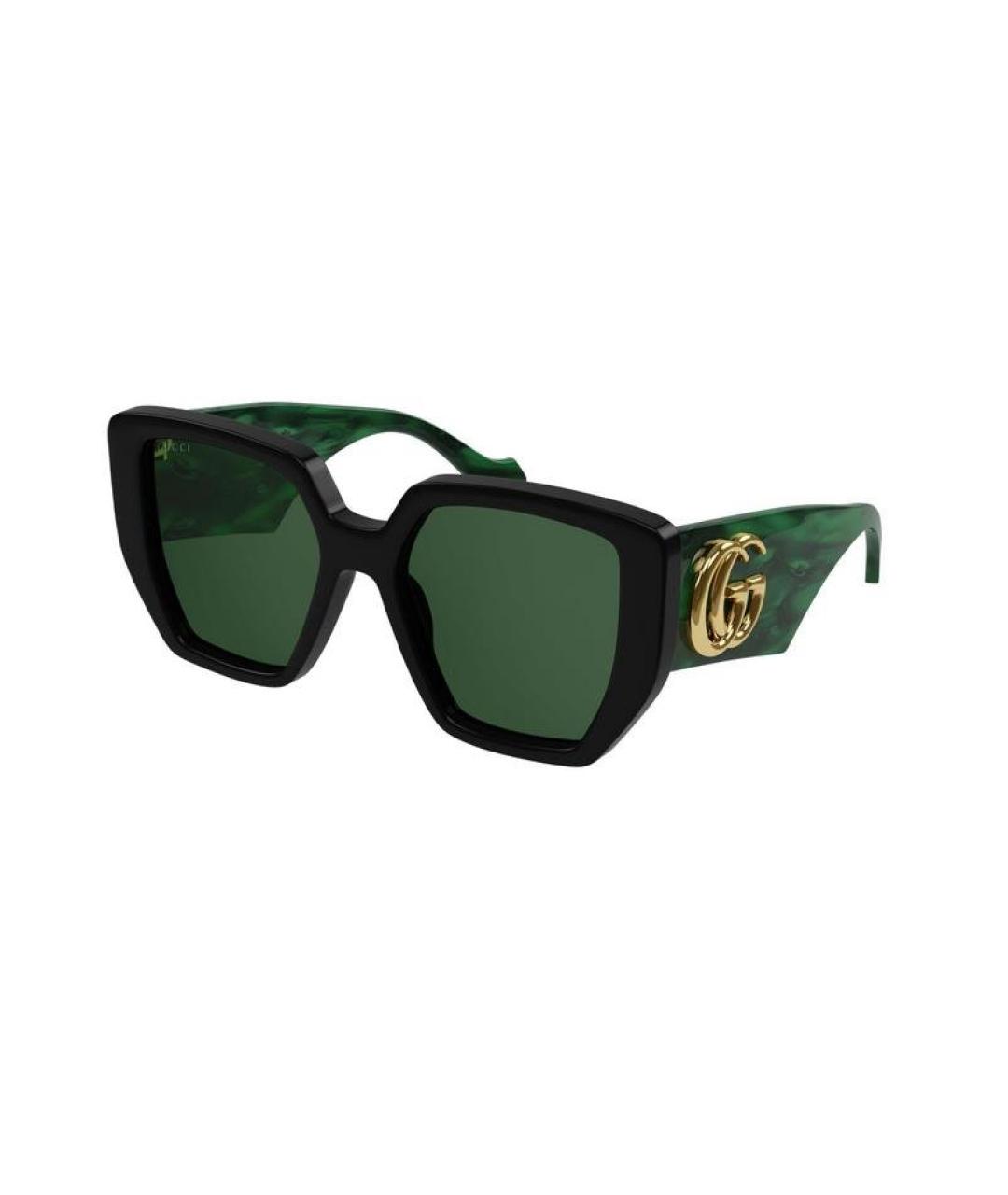GUCCI Зеленые солнцезащитные очки, фото 1