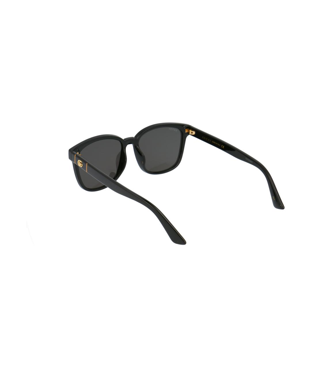 GUCCI Черные пластиковые солнцезащитные очки, фото 4
