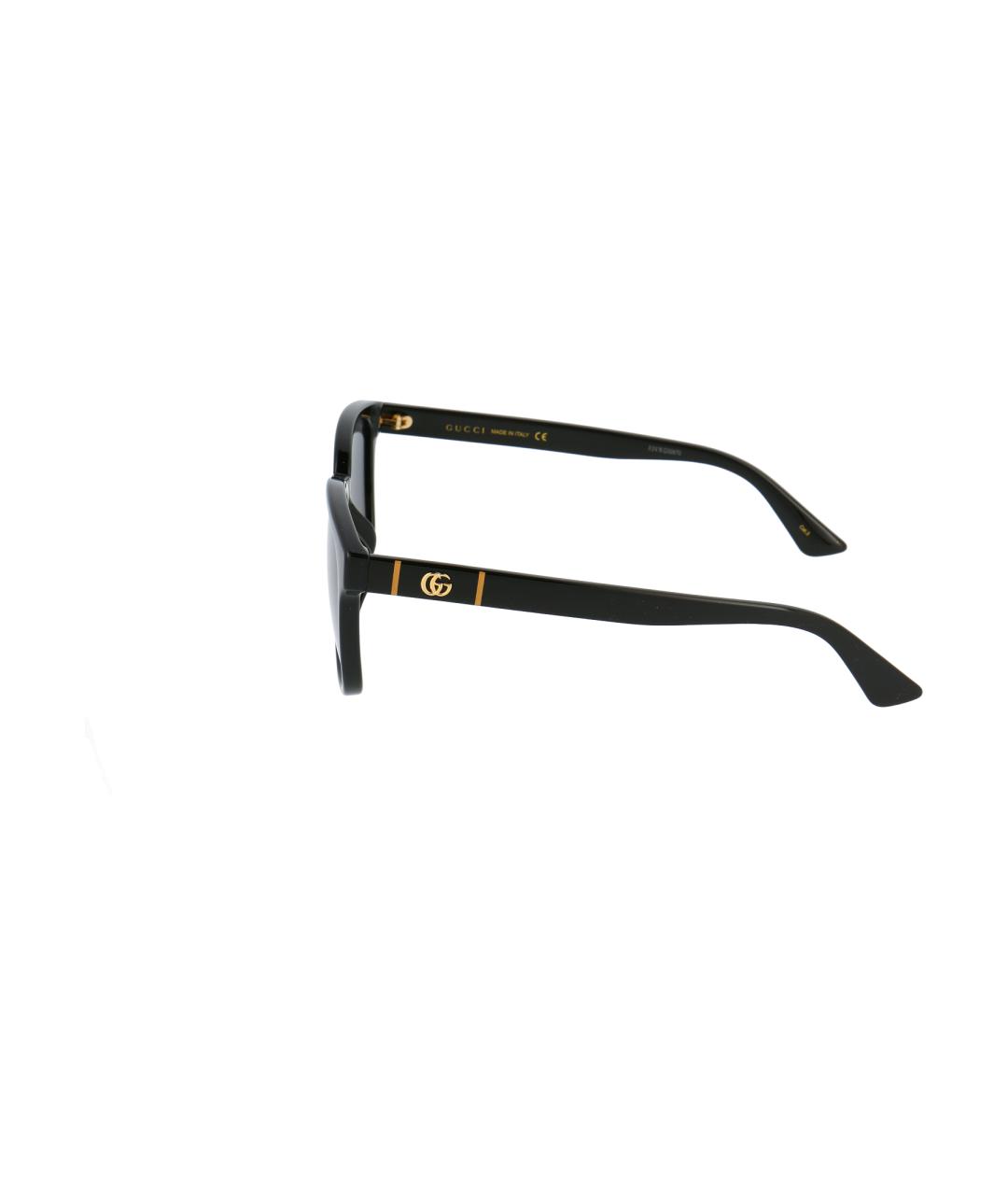 GUCCI Черные пластиковые солнцезащитные очки, фото 3