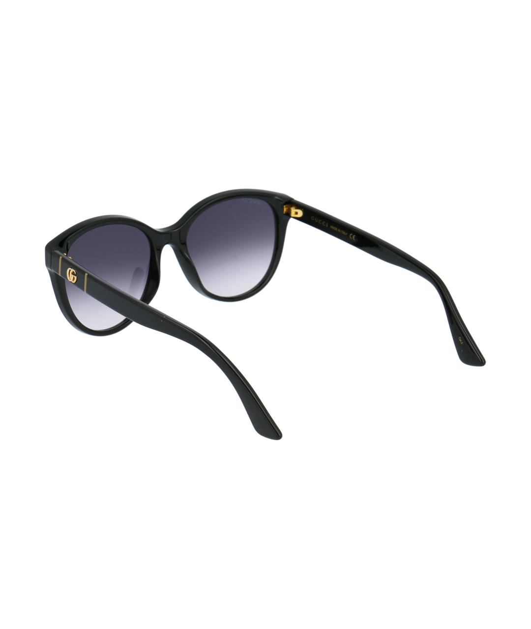 GUCCI Черные пластиковые солнцезащитные очки, фото 4