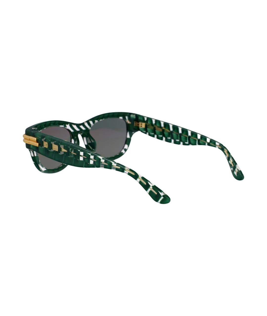 BOTTEGA VENETA Зеленые солнцезащитные очки, фото 4