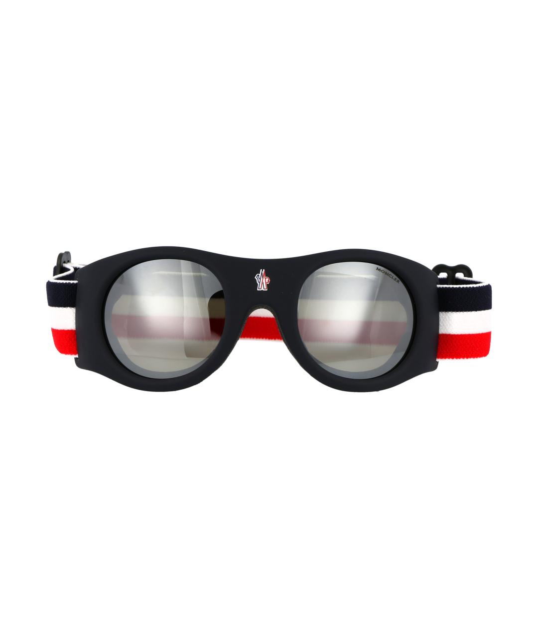 MONCLER Черные солнцезащитные очки, фото 1