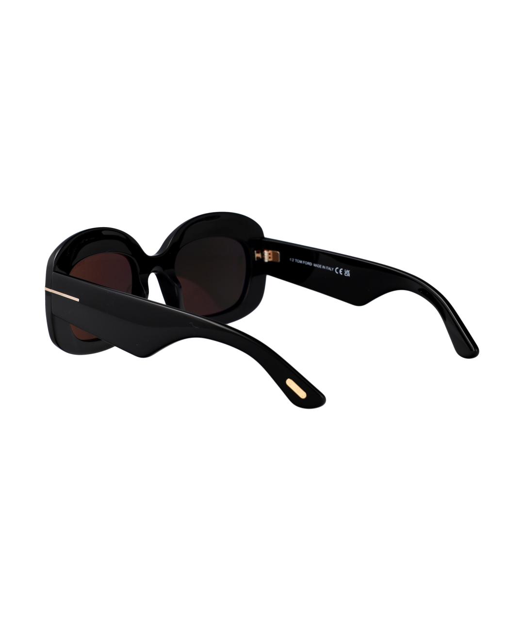TOM FORD Черные солнцезащитные очки, фото 4
