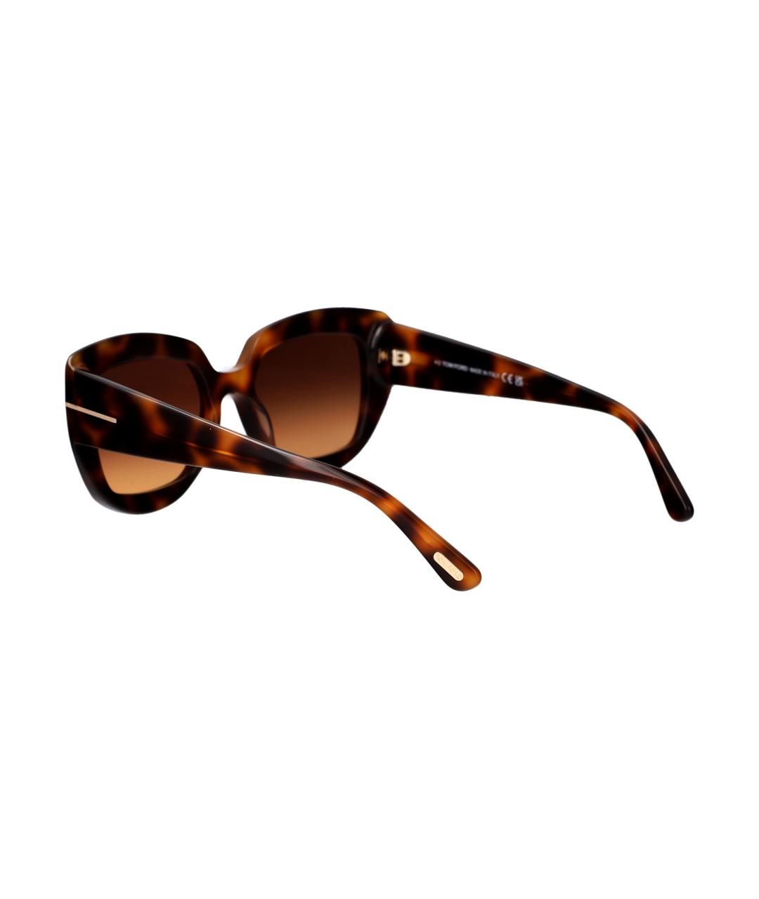 TOM FORD Коричневые солнцезащитные очки, фото 4