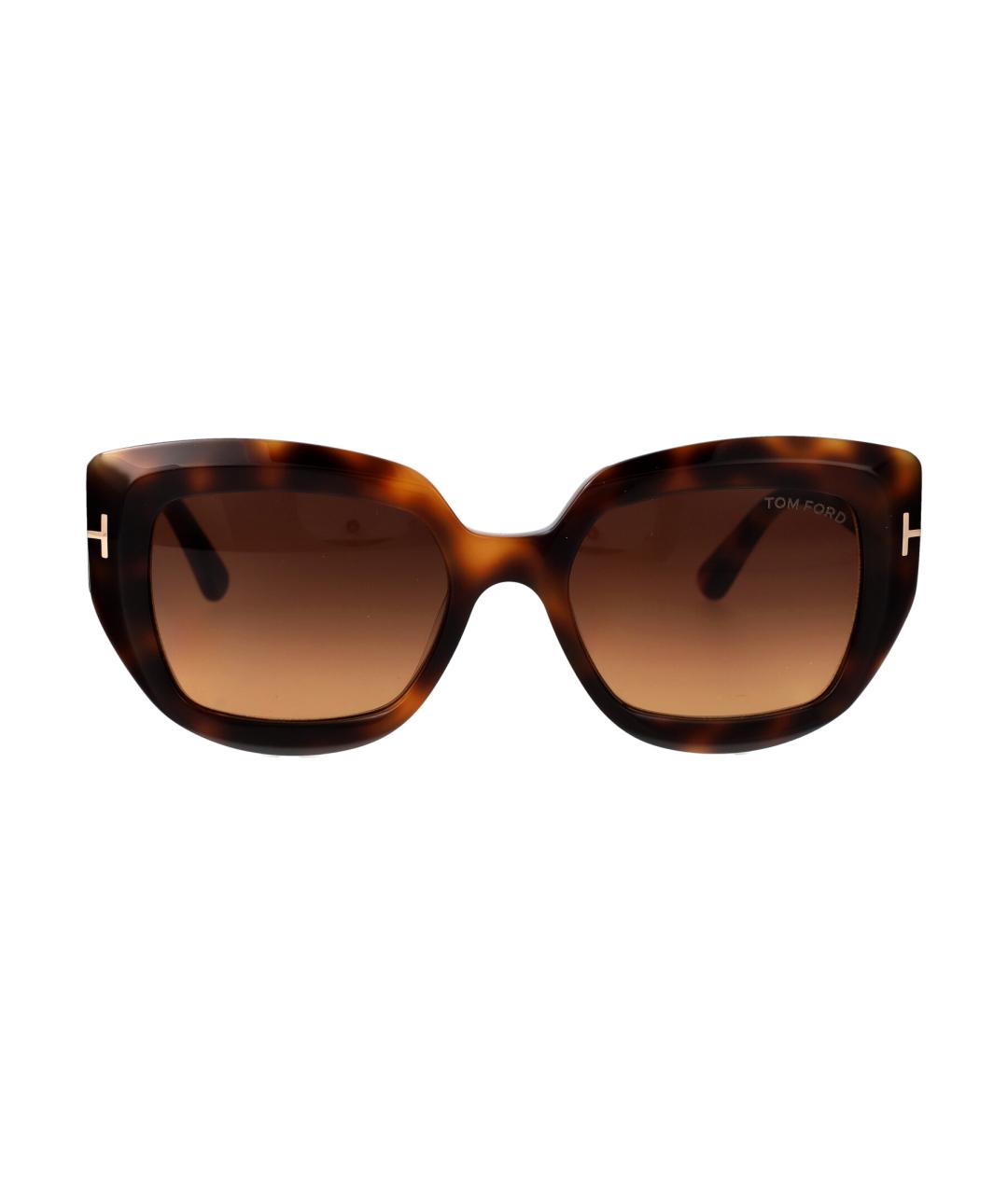 TOM FORD Коричневые солнцезащитные очки, фото 1