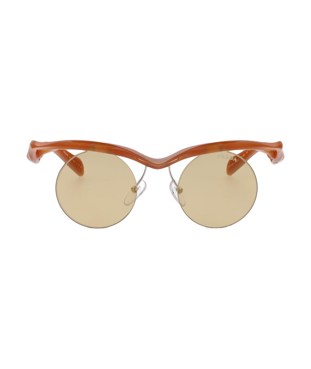 PRADA Оранжевое солнцезащитные очки, фото 1