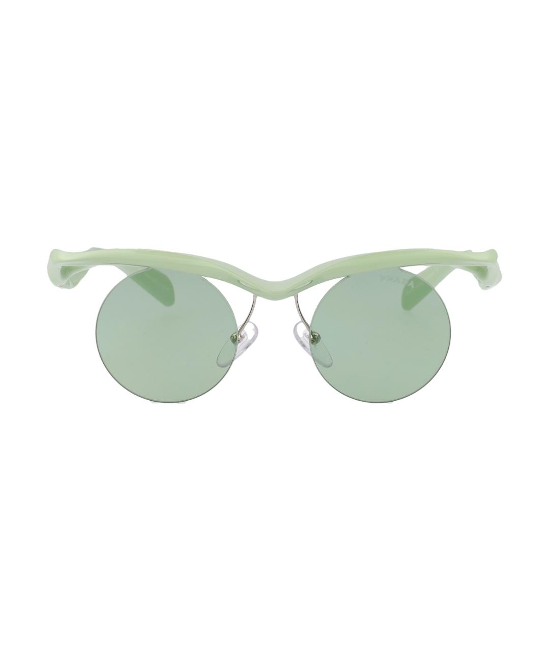 PRADA Зеленые солнцезащитные очки, фото 1