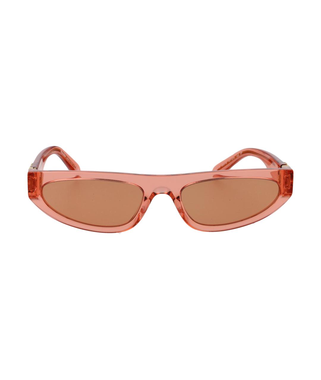 MIU MIU Розовые пластиковые солнцезащитные очки, фото 2