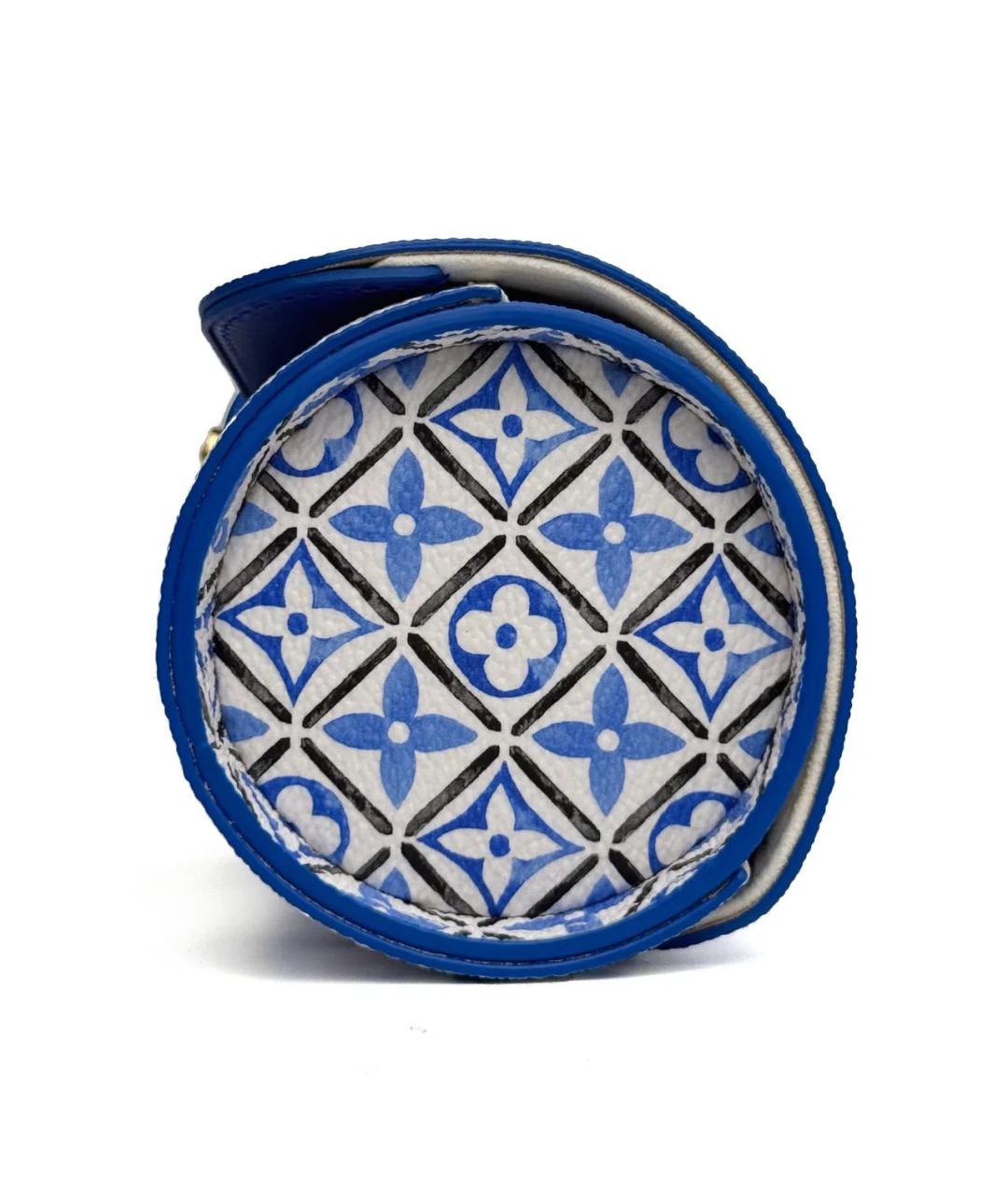 LOUIS VUITTON Белая кожаная косметичка, фото 7