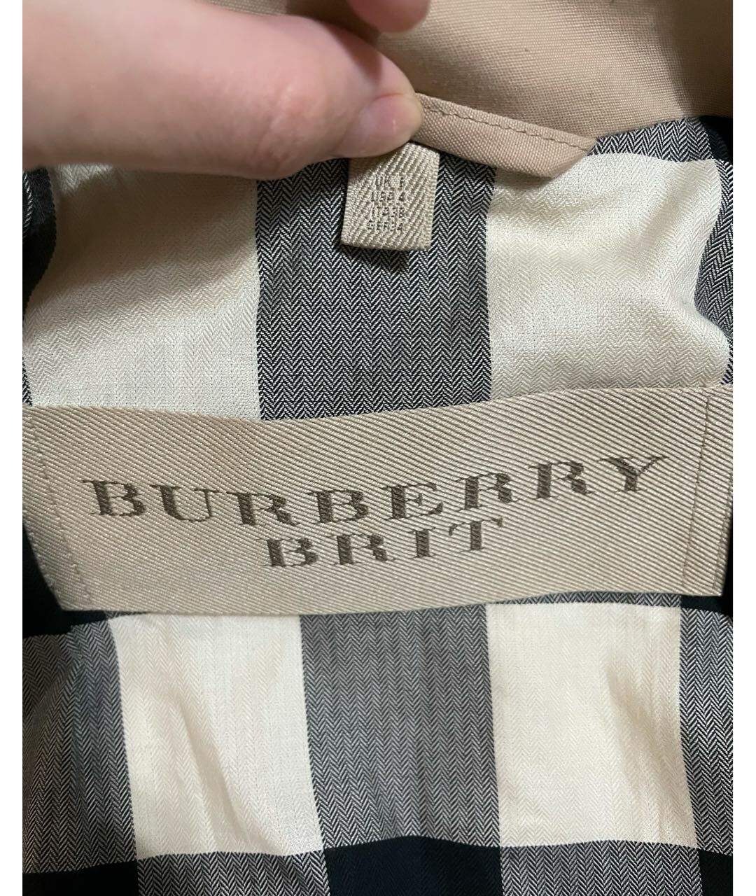 BURBERRY BRIT Бежевое пальто, фото 3