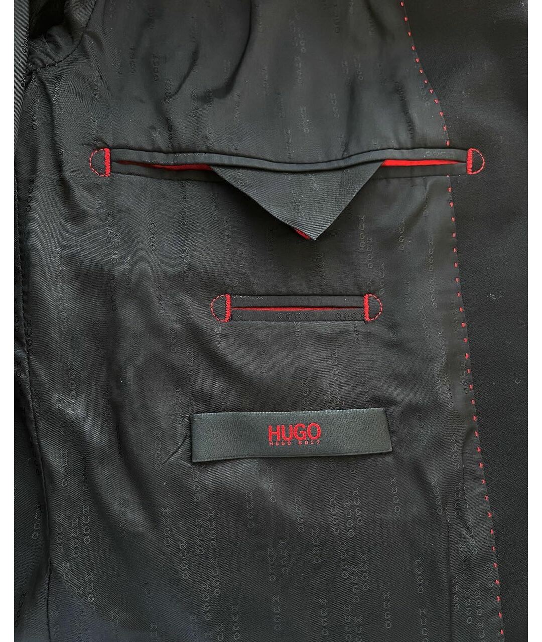 HUGO BOSS Черный шерстяной пиджак, фото 5