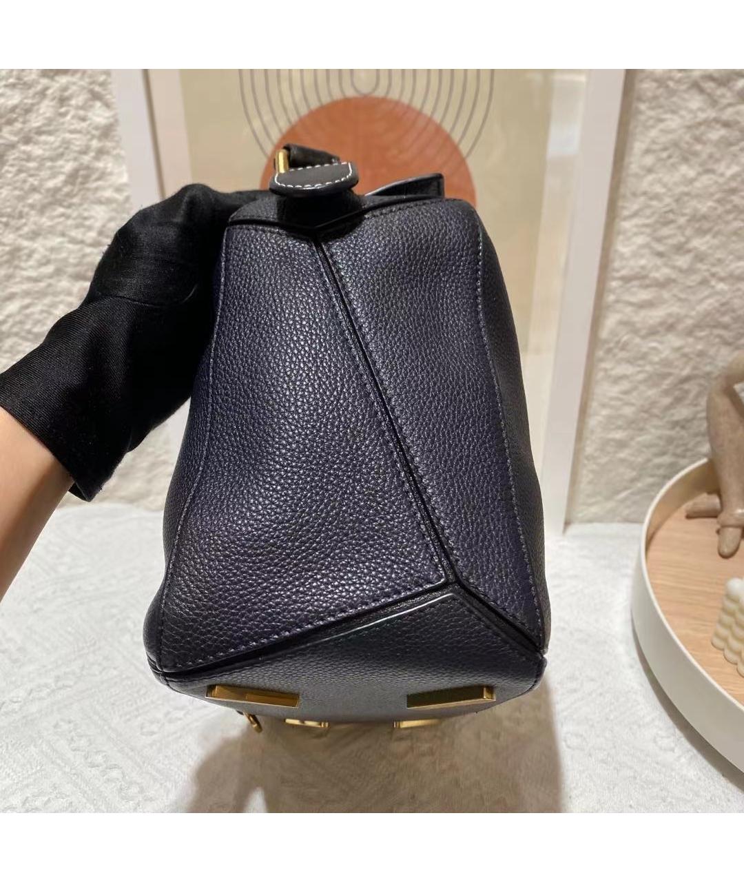 LOEWE Голубая кожаная сумка через плечо, фото 5