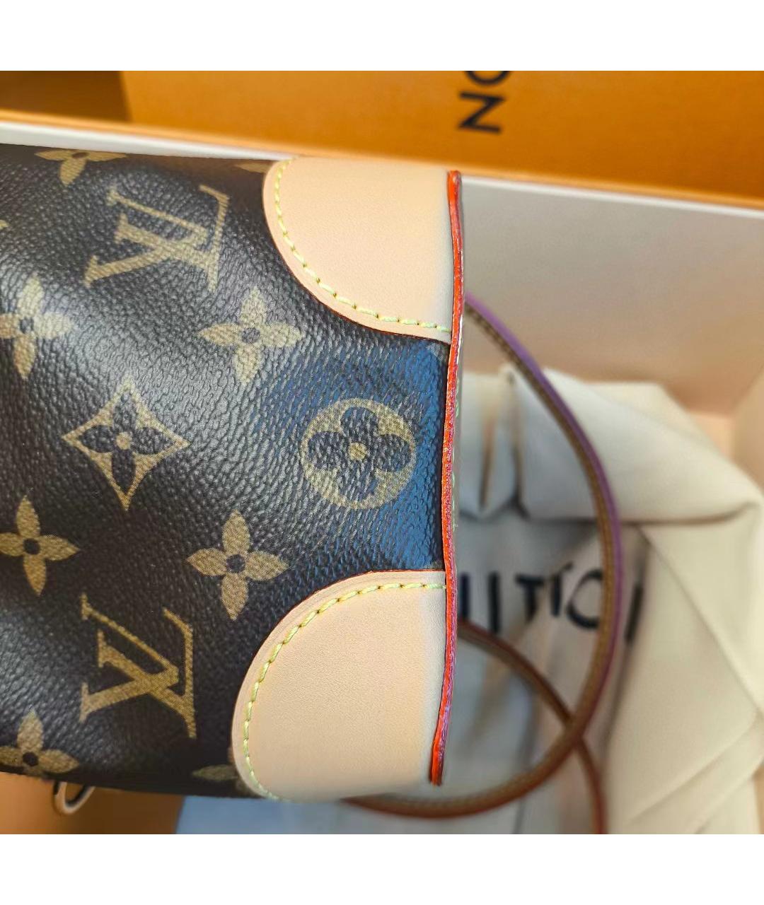 LOUIS VUITTON Коричневая сумка через плечо, фото 5