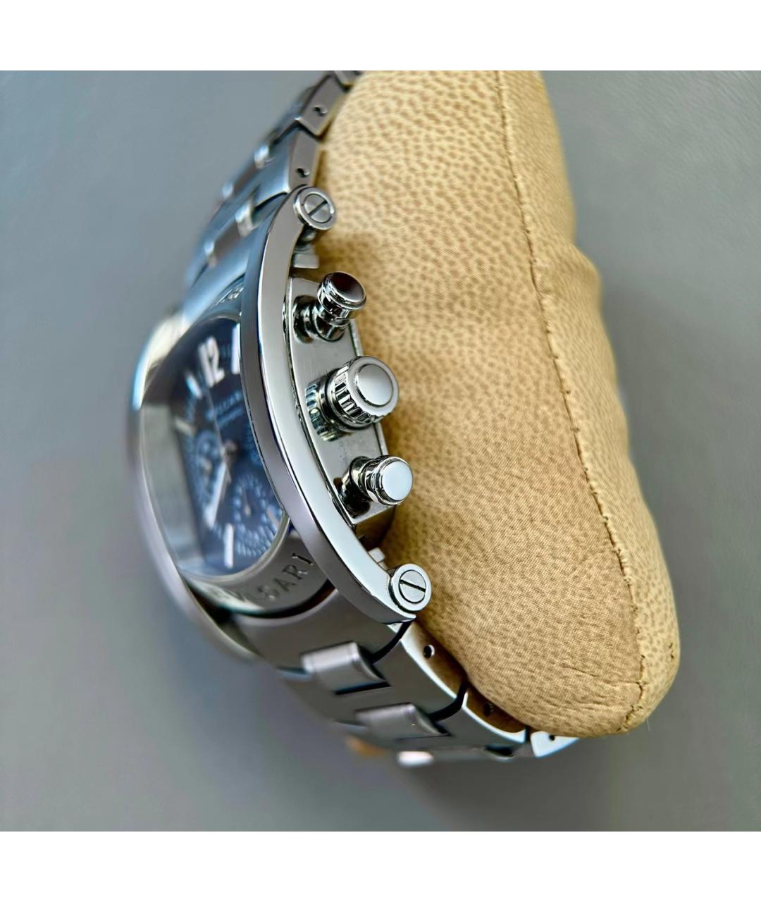 BVLGARI Серебряные металлические часы, фото 6
