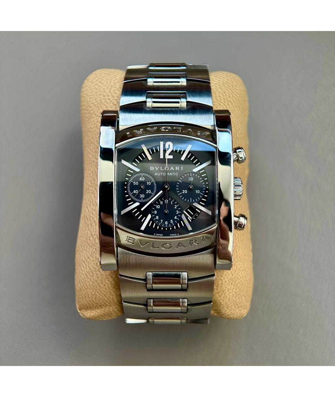 BVLGARI Серебряные металлические часы, фото 2