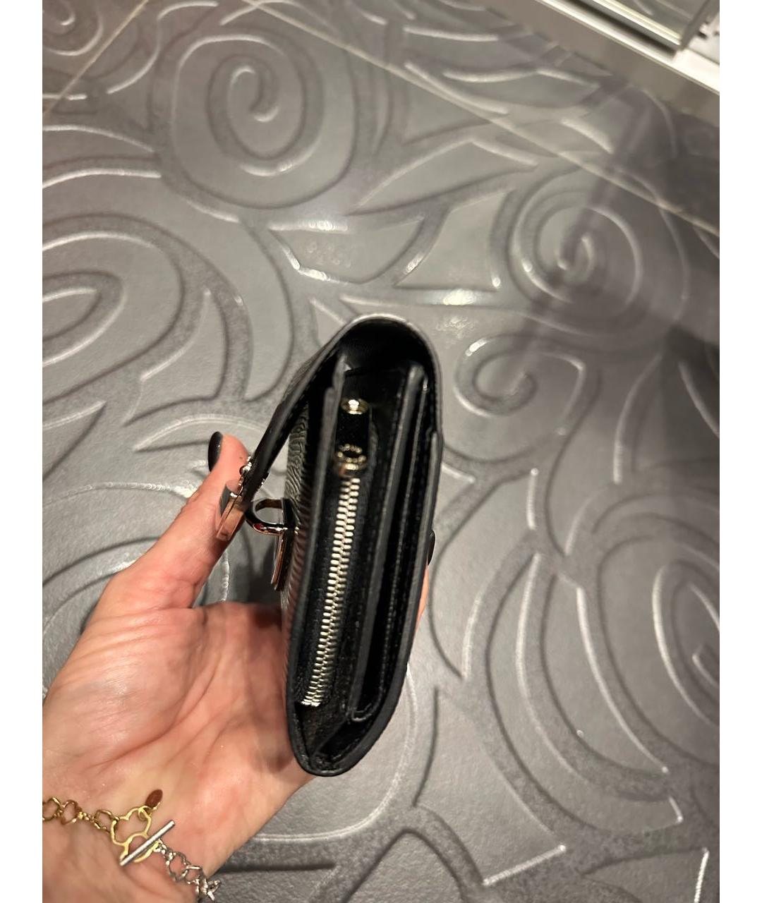 LOUIS VUITTON Черный кошелек, фото 6
