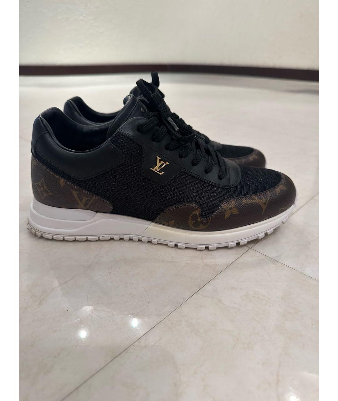 LOUIS VUITTON Черные низкие кроссовки / кеды, фото 8