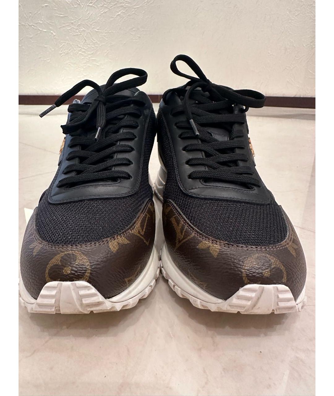 LOUIS VUITTON Черные низкие кроссовки / кеды, фото 3