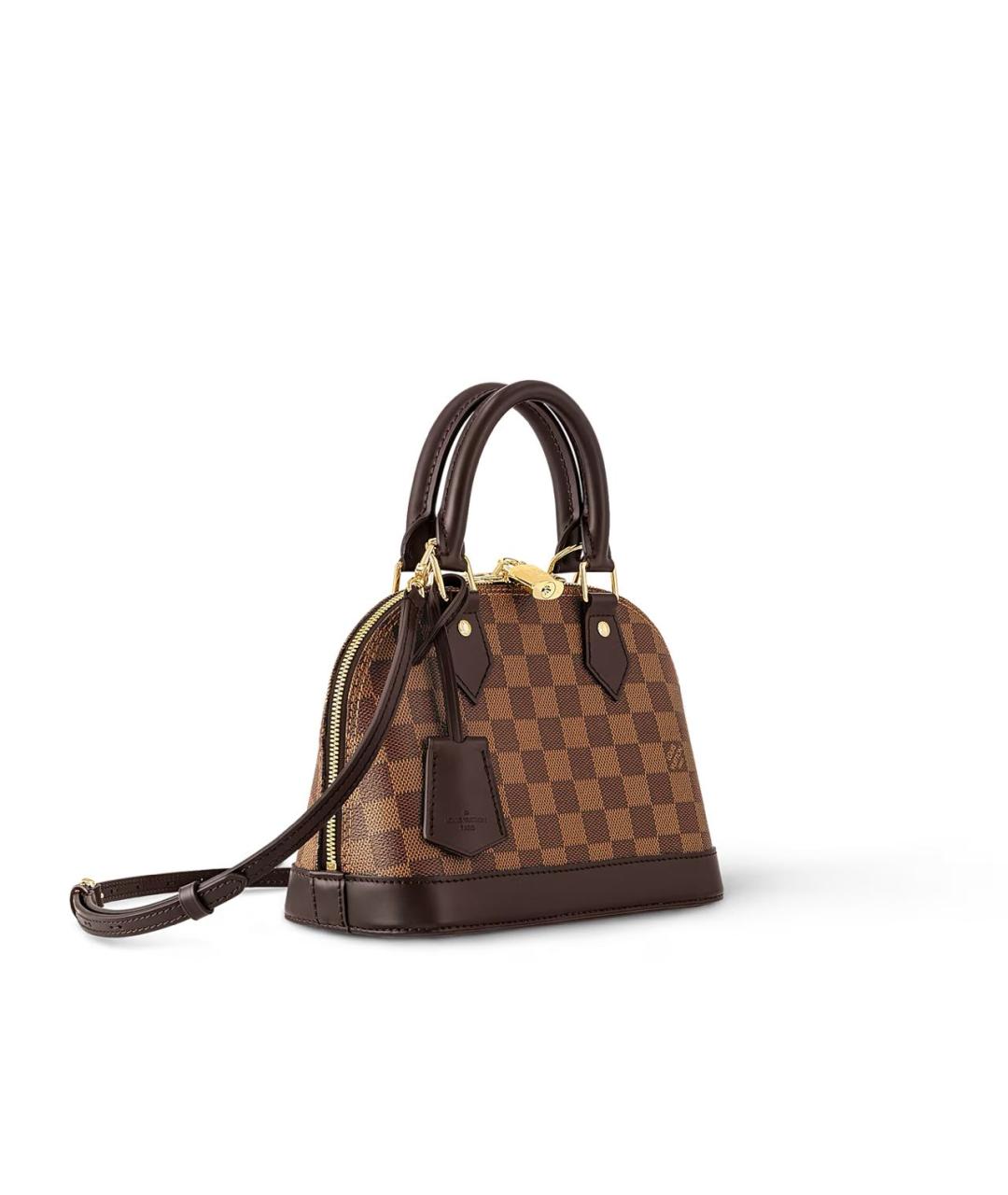 LOUIS VUITTON Коричневая сумка с короткими ручками, фото 2