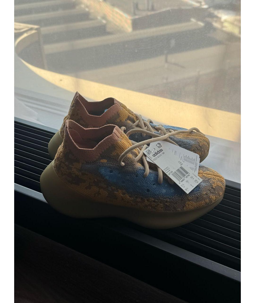 ADIDAS YEEZY Мульти текстильные кроссовки, фото 2