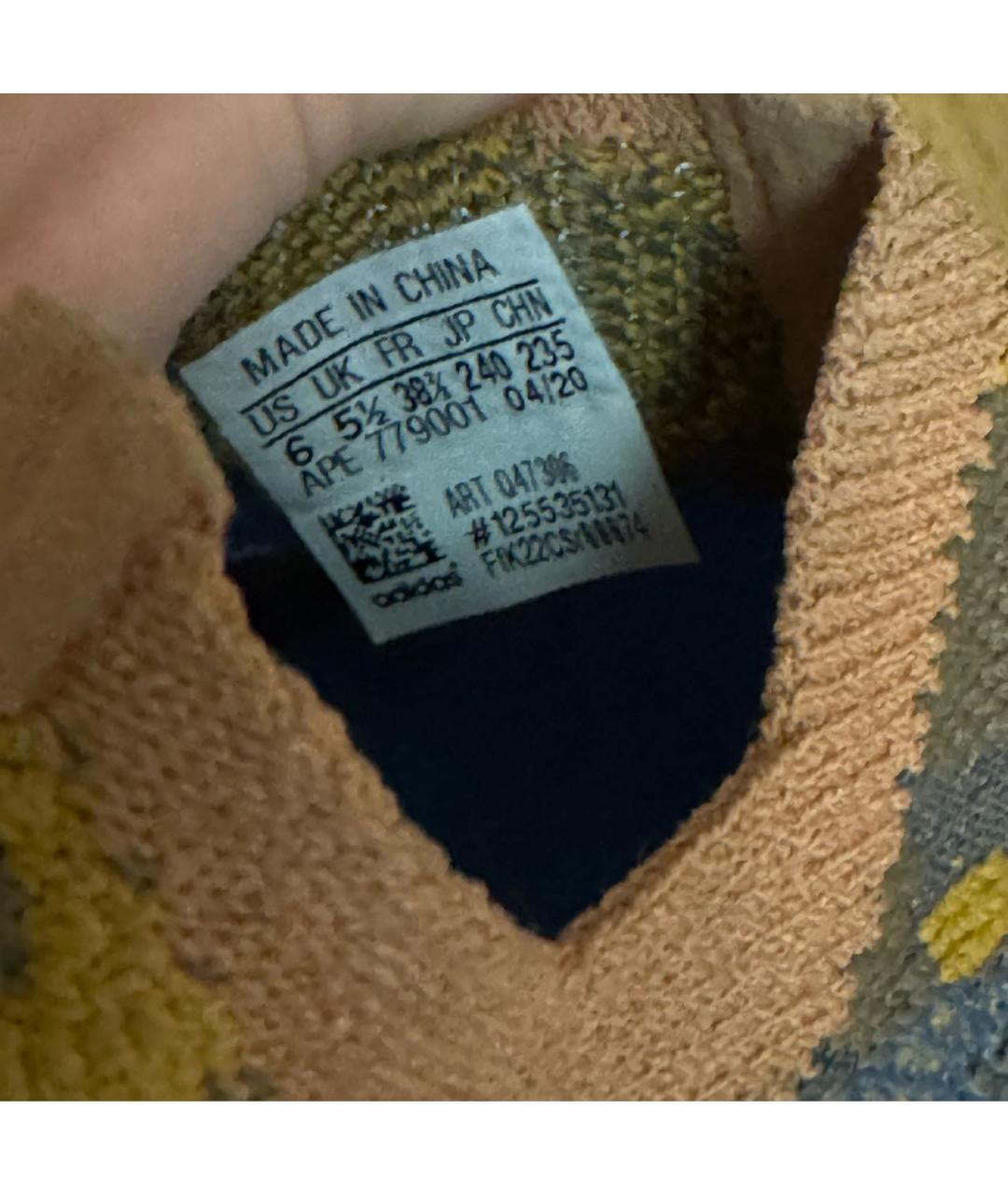 ADIDAS YEEZY Мульти текстильные кроссовки, фото 7