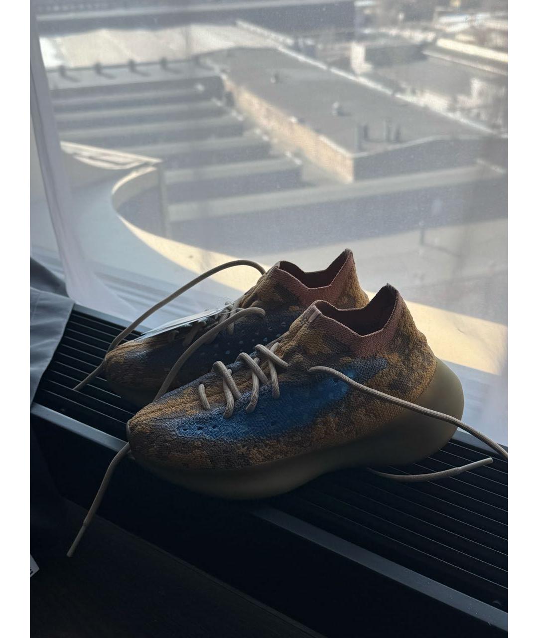ADIDAS YEEZY Мульти текстильные кроссовки, фото 3