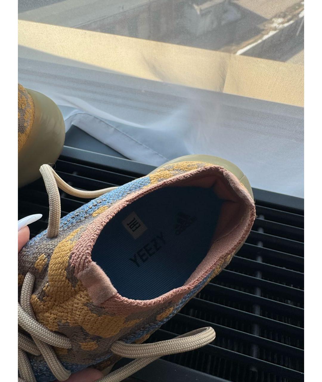 ADIDAS YEEZY Мульти текстильные кроссовки, фото 7