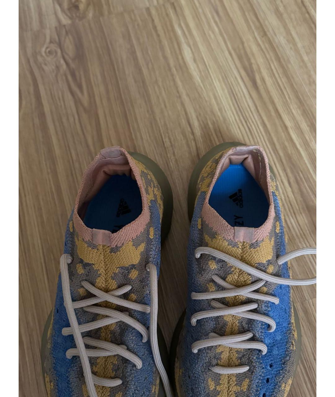 ADIDAS YEEZY Мульти текстильные кроссовки, фото 3