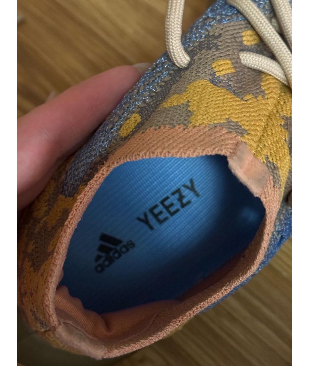 ADIDAS YEEZY Мульти текстильные кроссовки, фото 6