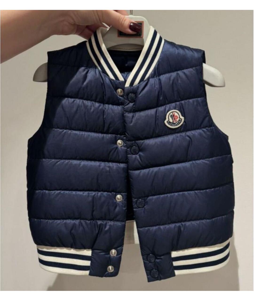 MONCLER Синий жакет / жилет, фото 4