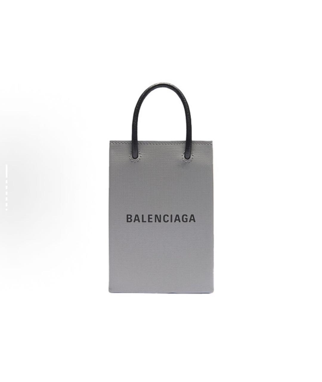 BALENCIAGA Серая сумка через плечо, фото 6