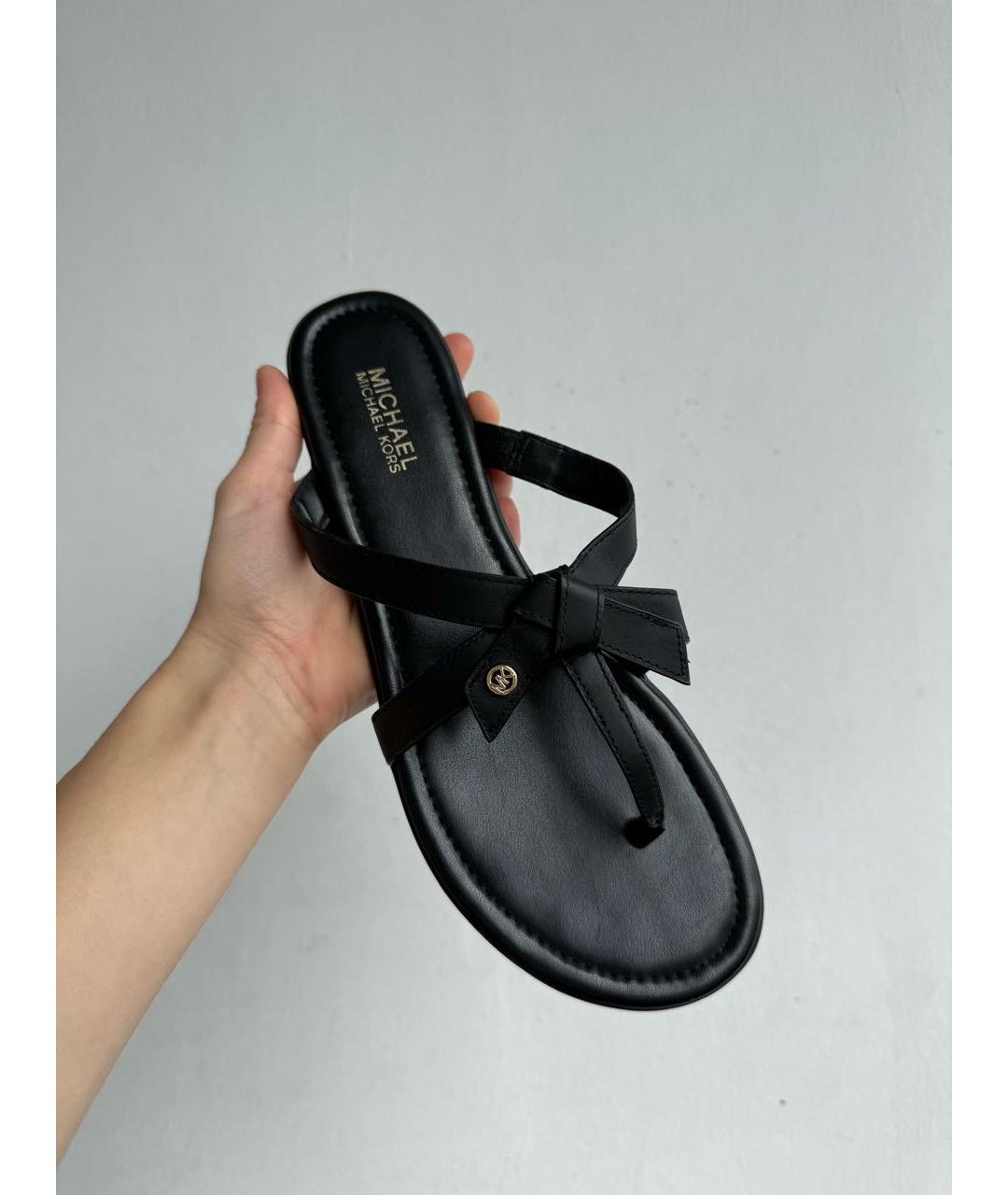 MICHAEL KORS Черные шлепанцы, фото 2