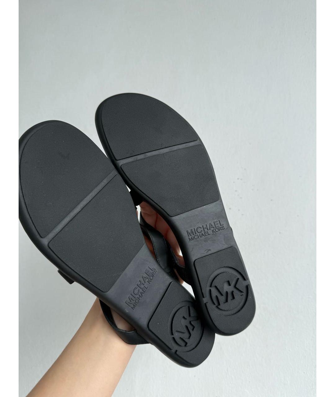 MICHAEL KORS Черные шлепанцы, фото 6