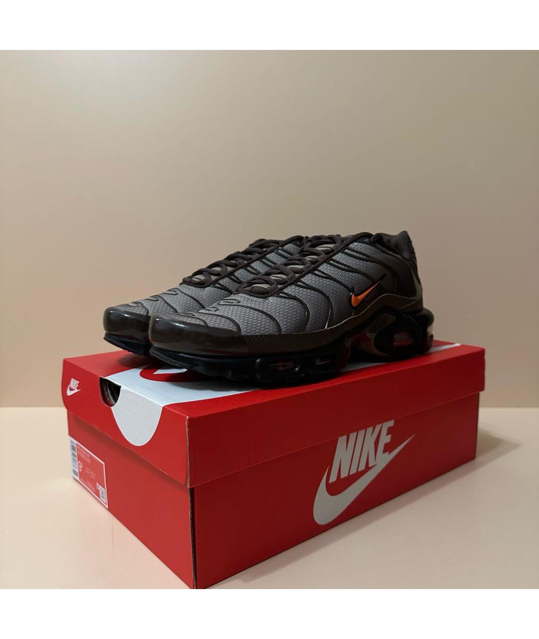 NIKE Коричневые синтетические низкие кроссовки / кеды, фото 3